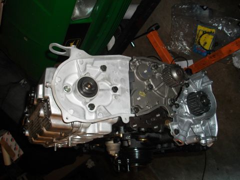 1989 Ford Probe - Close-up of an engine transmission assembly, showing internal components and external housing.
