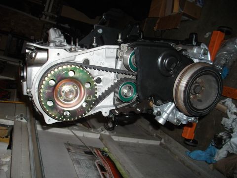 1989 Ford Probe - Engine assembly a timing belt, pulleys, and associated components.