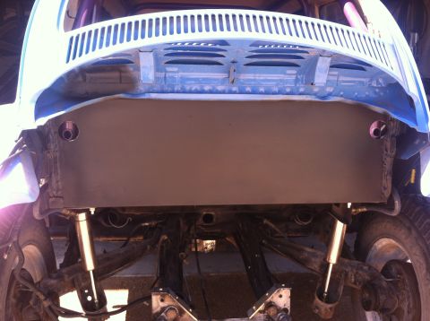 1970 Volkswagen Beetle - Custom rear suspension and engine bay of a 1970 Volkswagen Beetle Baja build.