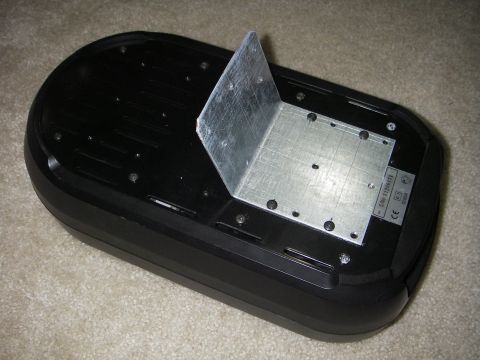 1996 BMW Z3 - back panel with my mounting bracket all buttoned up