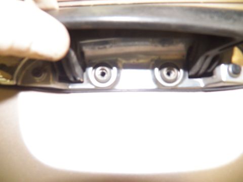 1993 Ford Crown Victoria - Drilled the rivets out for the door handle(s).