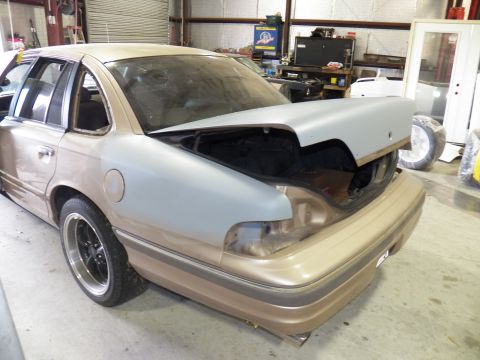 1993 Ford Crown Victoria - Started with the trunk.