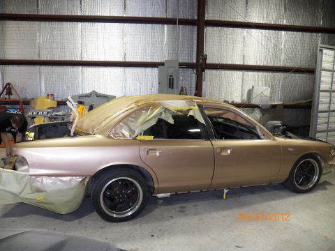 1993 Ford Crown Victoria - Getting ready to put the trunk on and run the brake wire for the Taurus SHO wing that will 'top it off'.