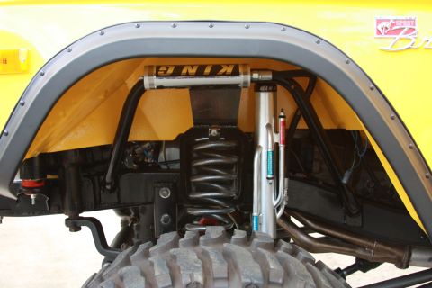 1970 Ford Bronco - This modified suspension system features a King shock absorber and heavy-duty components for off-road use.