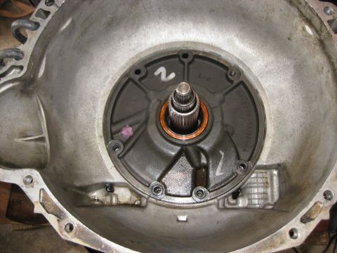 1994 Ford Bronco - With the bolts removed there are two holes which are threaded into the pump body. In this picture they are at about the 1 o clock and 9 o c…