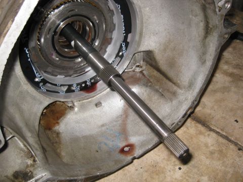 1994 Ford Bronco - With the governer removed the direct driveshaft can be removed from the front.