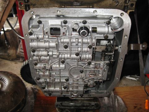 1994 Ford Bronco - Transmission filter removed.