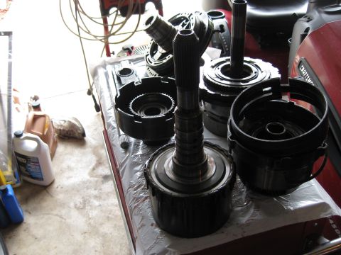1994 Ford Bronco - Parts removed from the transmission.