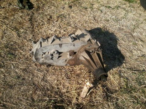 1981 Ford Bronco - After the drive shafts were out, the first major component I removed was the transfer case.