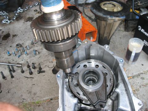 1981 Ford Bronco - When putting them back in, the only thing to check is that everything in the hole is lined up. There are a few discs down in the hole that…