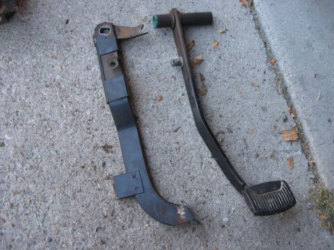 1981 Ford Bronco - The clutch and brake pedals, ready to go back in.