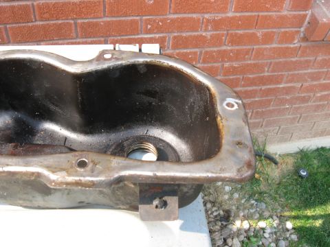1981 Ford Bronco - This image shows an oil pan, not a 1981 Ford Bronco engine swap.