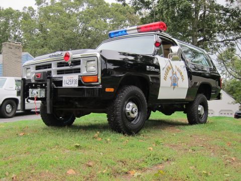 1987 Dodge 1500 - This 1987 Dodge Ramcharger is equipped as a police vehicle.