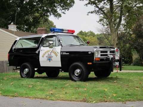 1987 Dodge 1500 - This 1987 Dodge Ramcharger is marked as a Highway Patrol vehicle.