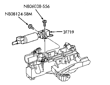 2003 Ford Crown Victoria - part numbers for the screws to mount the interlock.