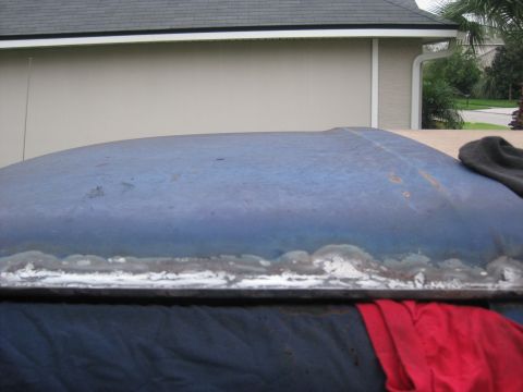 1994 Ford Bronco - Welding and grinding complete. Now it needs paint, a little bondo to smooth it out, and new sealant.