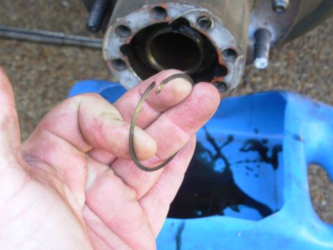 1997 Chevrolet Silverado 3500 - This grips the spindle's threads & notch to keep the key in the nut.