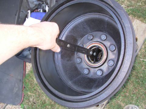 1997 Chevrolet Silverado 3500 - This usually works, but it only punched through & ripped slots out of this seal.