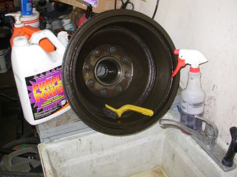 1997 Chevrolet Silverado 3500 - PurplePower & a little elbow grease will take off everything that shouldn't be there. The scalding hot water will make sure any residue was…
