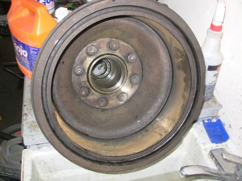 1997 Chevrolet Silverado 3500 - Clean & dry! That little flash rust is less than would happen on a rainy day, and it also proves that all the oils have been removed.