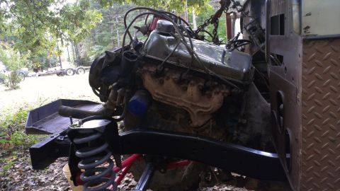1978 Ford Bronco - Engine and suspension components are visible in this image, which also features a SuperMotors watermark.