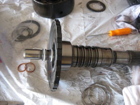 1994 Ford Bronco - Nylon seals installed. They are a little tricky, be careful as they are delicate and should not be stretched any more than necessary.