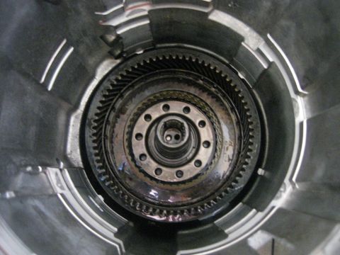 1994 Ford Bronco - The assembly is carefully placed into the tranmission case. Do not drop it in.It must be seated all the way.