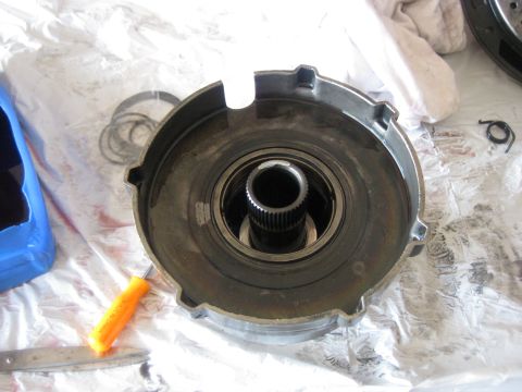 1994 Ford Bronco - Unfortunately I do not have a picture but the reverse band goes in next. Since the reverse band was in good shape and not burnt I reused it…
