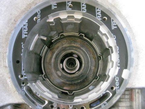 1994 Ford Bronco - Planetary gearset assembly installed. The sun gear is also installed in this pic. With the sun gear removed the assembly can be held in the…