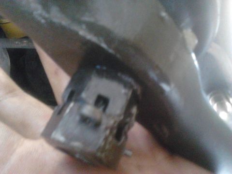 1996 Ford Bronco - Put the driver side tie rod on the passenger side, put the nut on and tighten up. The hole for my cotter pin was too far away from the nut…