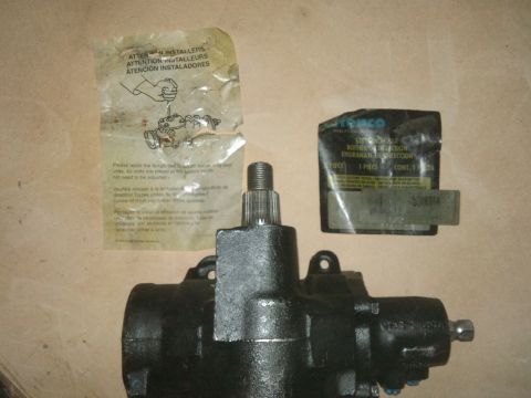1998 Ford Crown Victoria - A steering gear part is shown with its installation instructions and original packaging.