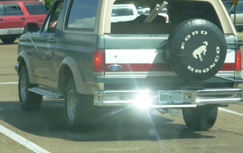1983 Ford Bronco - '91 EB Bronco with aftermarket fiberglass wheel arch flares