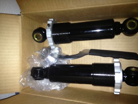 1965 Ford Mustang - Heidts super ride coil over front shocks