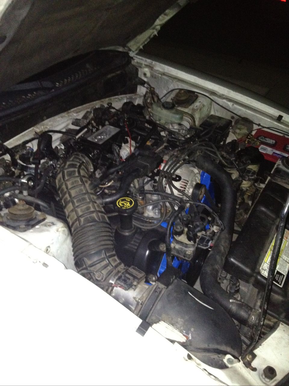 What it looked like when I installed the engine