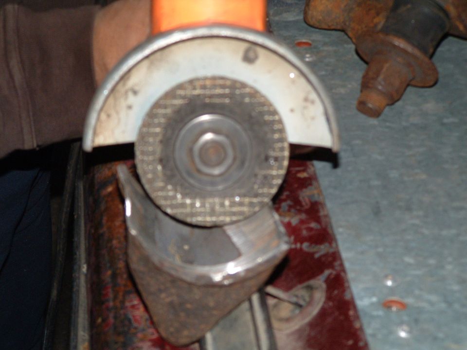 i taped the trigger so i could keep from using both hands on the tool. i draped the cord over my shoulder and put the handle on the top or back of the grinder to make i easier. its alot of grinding