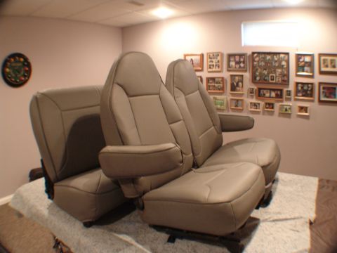 1992 Ford F-250 - Two front bucket seats are shown indoors, possibly for a truck or van.