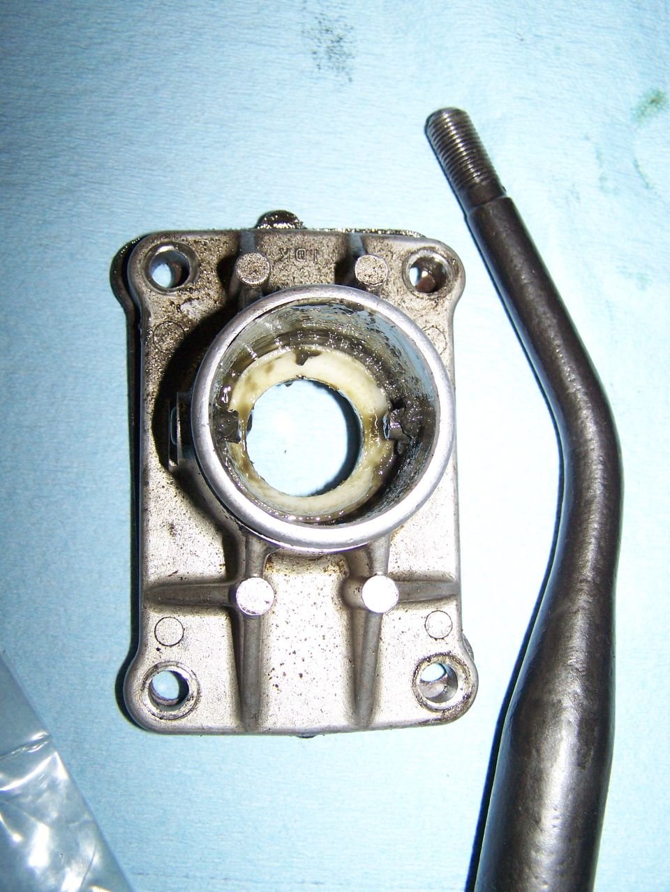 transmission shifter lever and housing assembly