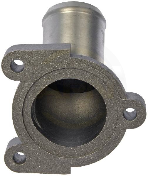metal thermostat housing with mounting holes