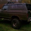 1979 Ford Bronco - This 1978 Ford Bronco is equipped for off-road adventures with its lifted suspension and aggressive tires.