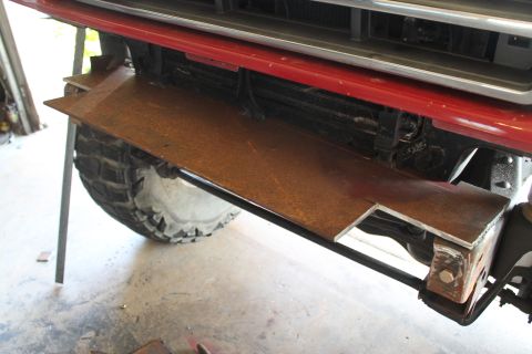 1990 Ford Bronco - Custom steel bumper fabrication for a 1990 Ford Bronco.