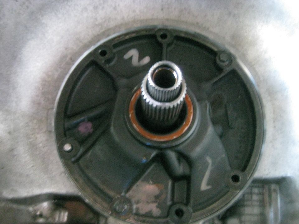 2 of the pump bolts are used to seat the pump,then the guide bolt is removed.