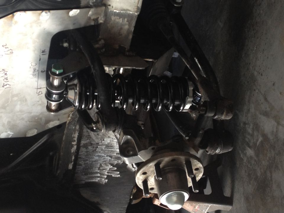 65 Mustang PS w/ MII front end and Heidts coil over shocks