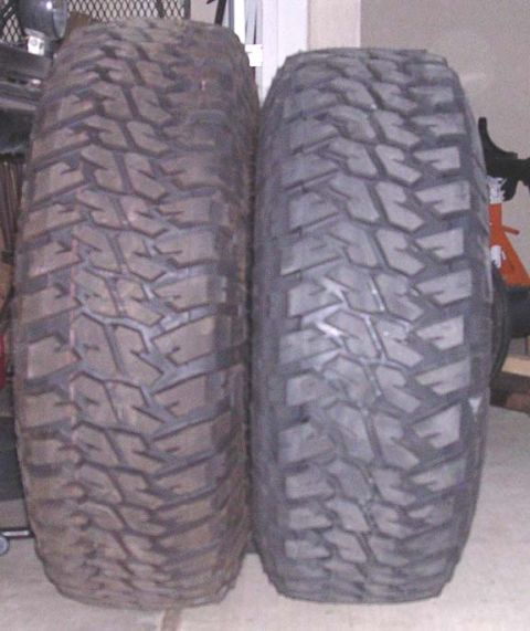 1994 Ford Bronco - bigger, but not big enuf. really want the michelins or some 40's