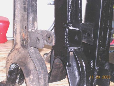 1994 Ford Bronco - here are some comparison shots to a stock arm
