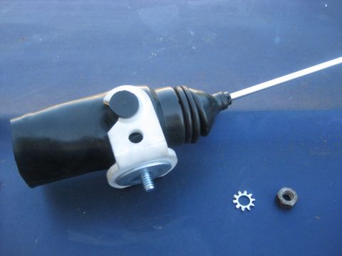 1994 Ford Bronco - Door lock actuator assembly with rod and hardware, Supermotors.net branding present.