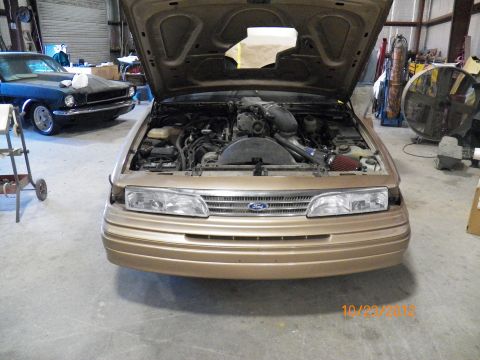 1993 Ford Crown Victoria - Repaired front bumper on, same grill and new headlights.