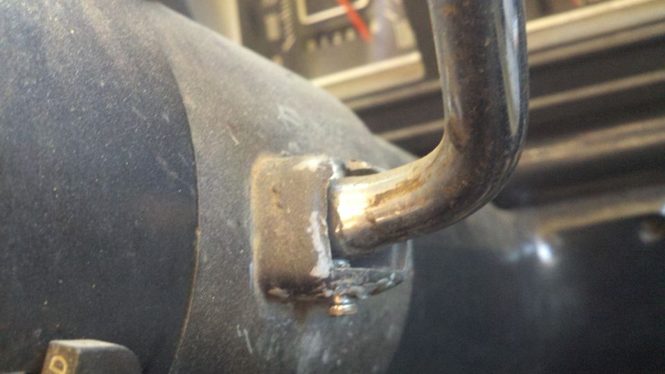 Interior steering column support bracket, 1978 Ford Bronco