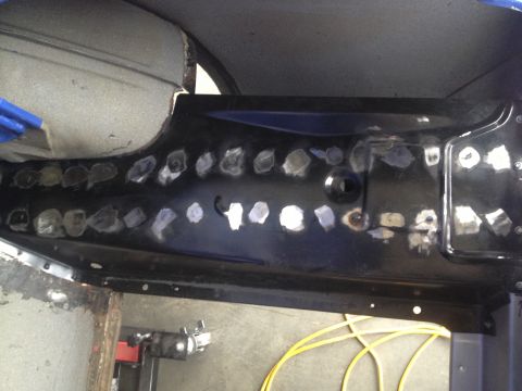 1965 Ford Mustang - 65 Mustang passenger side trunk floor welded in