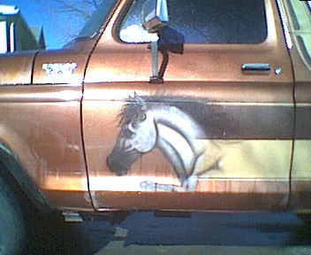 1978 Ford Bronco - the horses on the doors were a ford special edition.