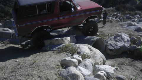 1978 Ford Bronco - This 1978 Ford Bronco is navigating a rocky obstacle course.